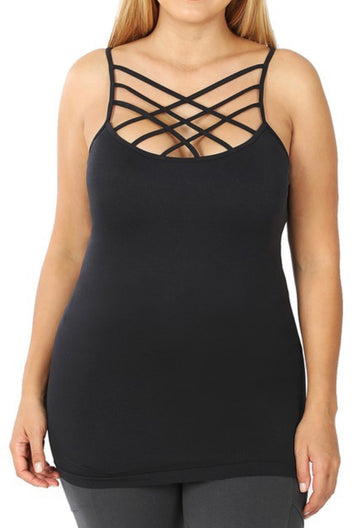 Seamless Triple Criss Cross Cage Cami