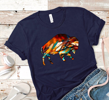 Buffalo Feathers Tee