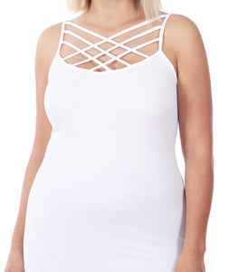 Seamless Triple Criss Cross Cage Cami