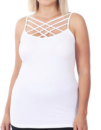 Seamless Triple Criss Cross Cage Cami