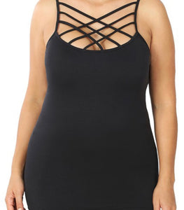 Seamless Triple Criss Cross Cage Cami