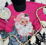 Chenille Santa sweatshirt