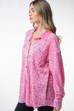 Pink Sequin Shacket