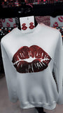 Real Sequin Lips Sweatshirt