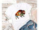 Buffalo Feathers Tee