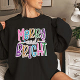 Merry & Bright Sweatshirt (Real Sequin)