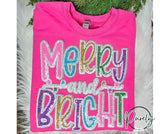 Merry & Bright Sweatshirt (Real Sequin)